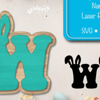 Intra απο ξύλο plywood 3mm-4mm πάχος - Πασχαλινό καλάθι Ετικέτες Αλφαβητάρι Γράμμα Δ Δίασταση 15x15 cm INTRAFABR-91798530 - Image 1