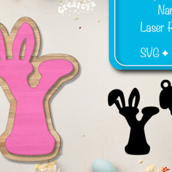 Intra απο ξύλο plywood 3mm-4mm πάχος - Πασχαλινό καλάθι Ετικέτες Αλφαβητάρι Γράμμα Υ Δίασταση 15x15 cm INTRAFABR-91798631 - Image 1