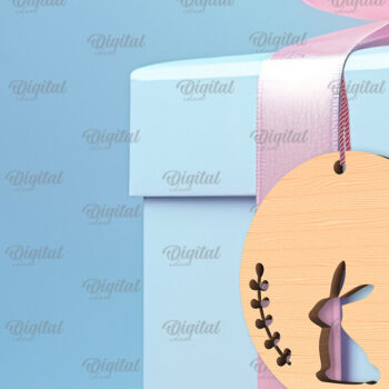 Intra απο ξύλο plywood 3mm-4mm πάχος - Πασχαλινό καλάθι Ετικέτες Δέσμη κοπής με λέιζερ Δίασταση 15x15 cm INTRAFABR-91876794 - Image 7