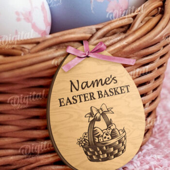 Intra απο ξύλο plywood 3mm-4mm πάχος - Πασχαλινό καλάθι Ετικέτες LaserCut Bundle Δίασταση 15x15 cm INTRAFABR-115232354 - Image 7