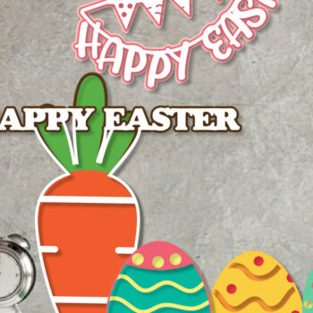 Intra απο ξύλο plywood 3mm-4mm πάχος - Πασχαλινό μεγάλο πακέτο με κομμένο Baby Bunny Δίασταση 15x15 cm INTRAFABR-26389654 - Image 3