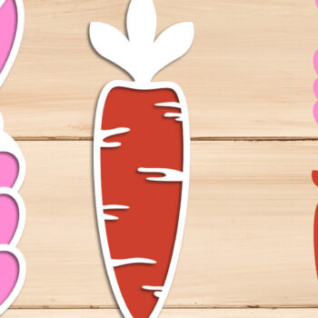 Intra απο ξύλο plywood 3mm-4mm πάχος - Σετ πασχαλινών σελιδοδεικτών  Layered Δίασταση 15x15 cm INTRAFABR-114746384 - Image 6