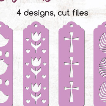 Intra απο ξύλο plywood 3mm-4mm πάχος - Πασχαλινοί σελιδοδείκτες Πρότυπα  Papercut Δίασταση 15x15 cm INTRAFABR-117234895 - Image 1