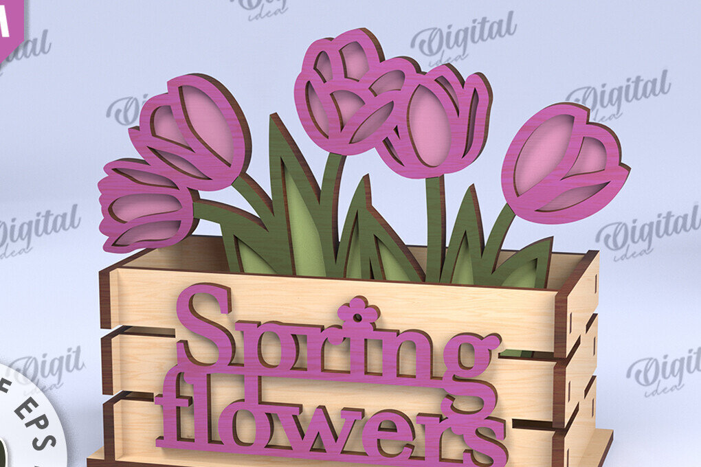 Intra απο ξύλο plywood 3mm-4mm πάχος - Πασχαλινό κουτί LaserCut. Πασχαλινό καλάθι διακόσμηση Δίασταση 15x15 cm INTRAFABR-116707636