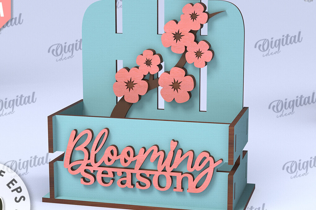 Intra απο ξύλο plywood 3mm-4mm πάχος - Πασχαλινό κουτί LaserCut. Πασχαλινό καλάθι διακόσμηση Δίασταση 15x15 cm INTRAFABR-116707873