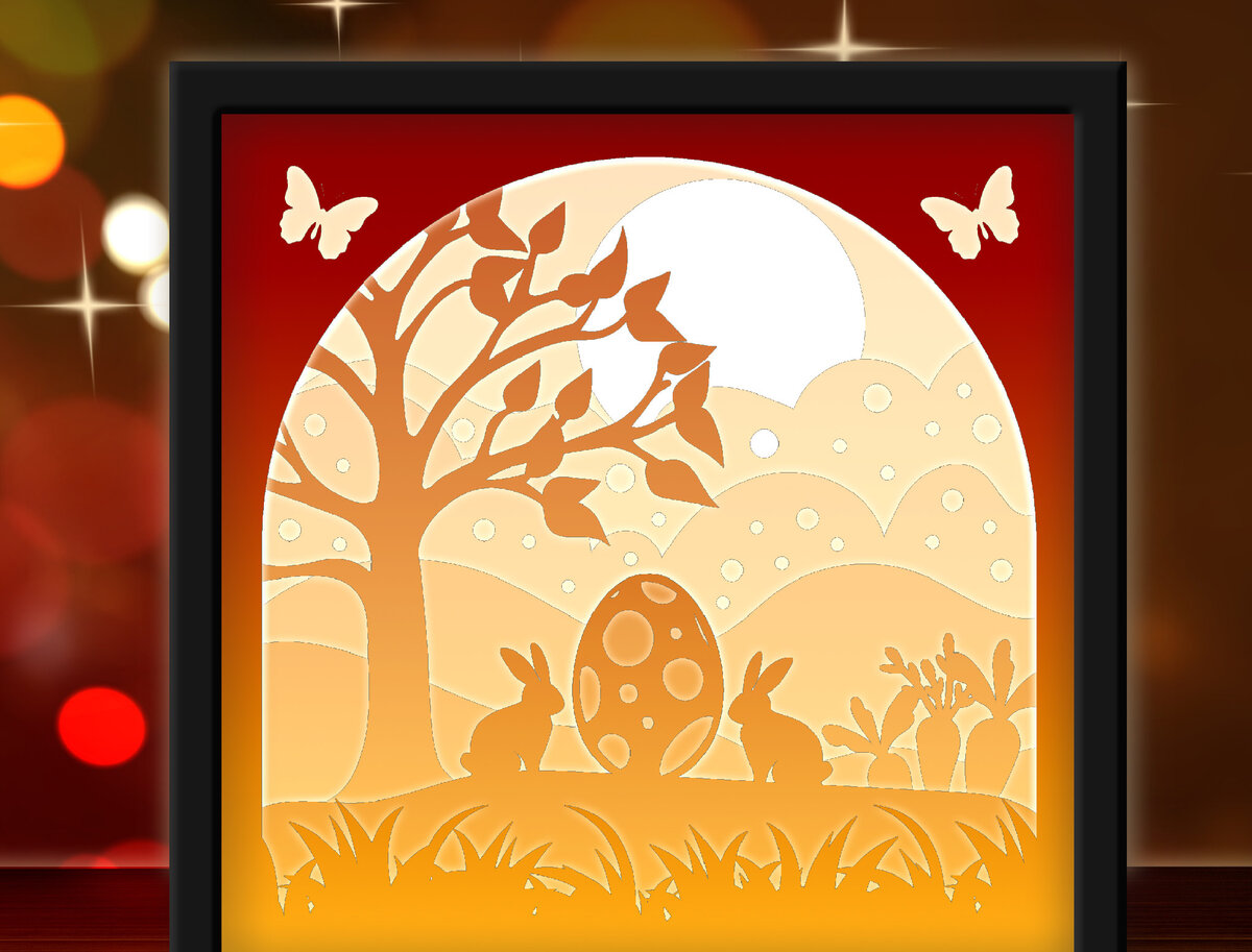 Intra απο ξύλο plywood 3mm-4mm πάχος - Λαγουδάκι του Πάσχα Δίασταση 20x20 cm INTRAFABR-27964155