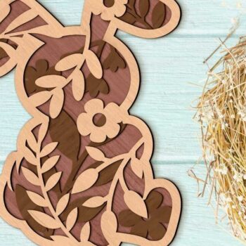 Intra απο ξύλο plywood 3mm-4mm πάχος - ΔΕΣΜΗ ΠΑΣΧΑΛΙΝΟΥ ΚΟΥΝΕΛΟΥ, Πολυστρωματικό κομμένο  Δίασταση 10x6 cm INTRAFABR-88708910 - Image 5