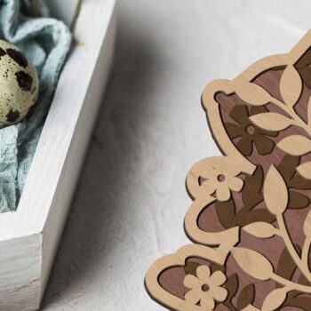 Intra απο ξύλο plywood 3mm-4mm πάχος - ΔΕΣΜΗ ΠΑΣΧΑΛΙΝΟΥ ΚΟΥΝΕΛΟΥ, Πολυστρωματικό κομμένο  Δίασταση 10x6 cm INTRAFABR-88708910 - Image 6