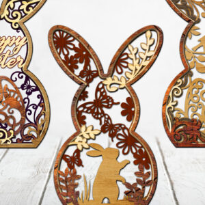 Intra απο ξύλο plywood 3mm-4mm πάχος - Πασχαλινό Μπάνι Δέσμη Πολυστρωματική Δίασταση 34x7 cm INTRAFABR-9168681