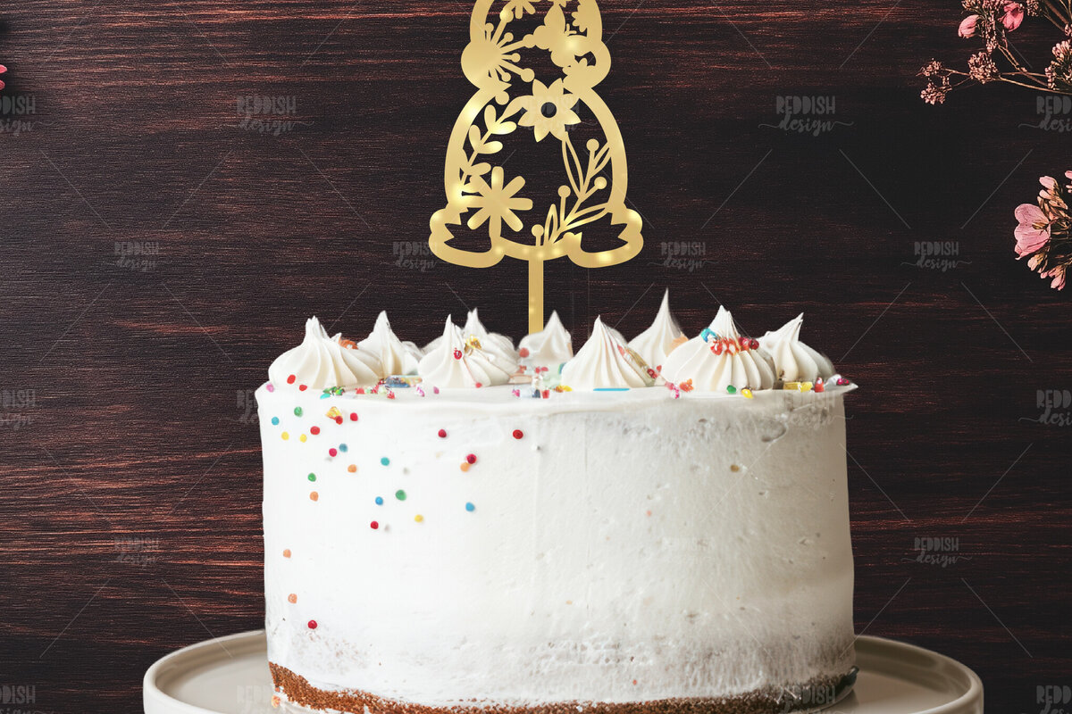 Intra απο ξύλο plywood 3mm-4mm πάχος - Πάσχα Μπάνι Κέικ Topper  Δίασταση 15x15 cm INTRAFABR-118741267