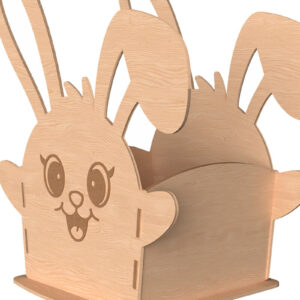 Intra απο ξύλο plywood 3mm-4mm πάχος - Πασχαλινό κλουβί με λέιζερ  Δίασταση 30x20 cm INTRAFABR-116142265