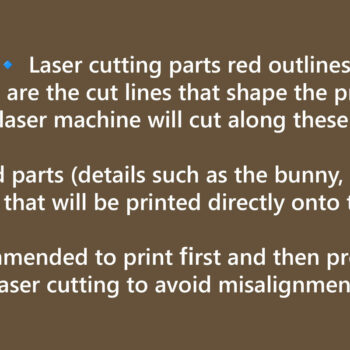 Intra απο ξύλο plywood 3mm-4mm πάχος - Πασχαλινό λαγουδάκι & αυγό 3D Layered Shadow Box Δίασταση 25x25 cm INTRAFABR-117926648 - Image 6