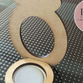 Intra απο ξύλο plywood 3mm-4mm πάχος - Πασχαλινό Μπάνι Αυγοθήκη Laser Δίασταση 4x4 cm INTRAFABR-72729936 - Image 3