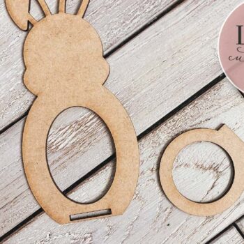 Intra απο ξύλο plywood 3mm-4mm πάχος - Πασχαλινό Μπάνι Αυγοθήκη Laser Δίασταση 4x4 cm INTRAFABR-72729936 - Image 4