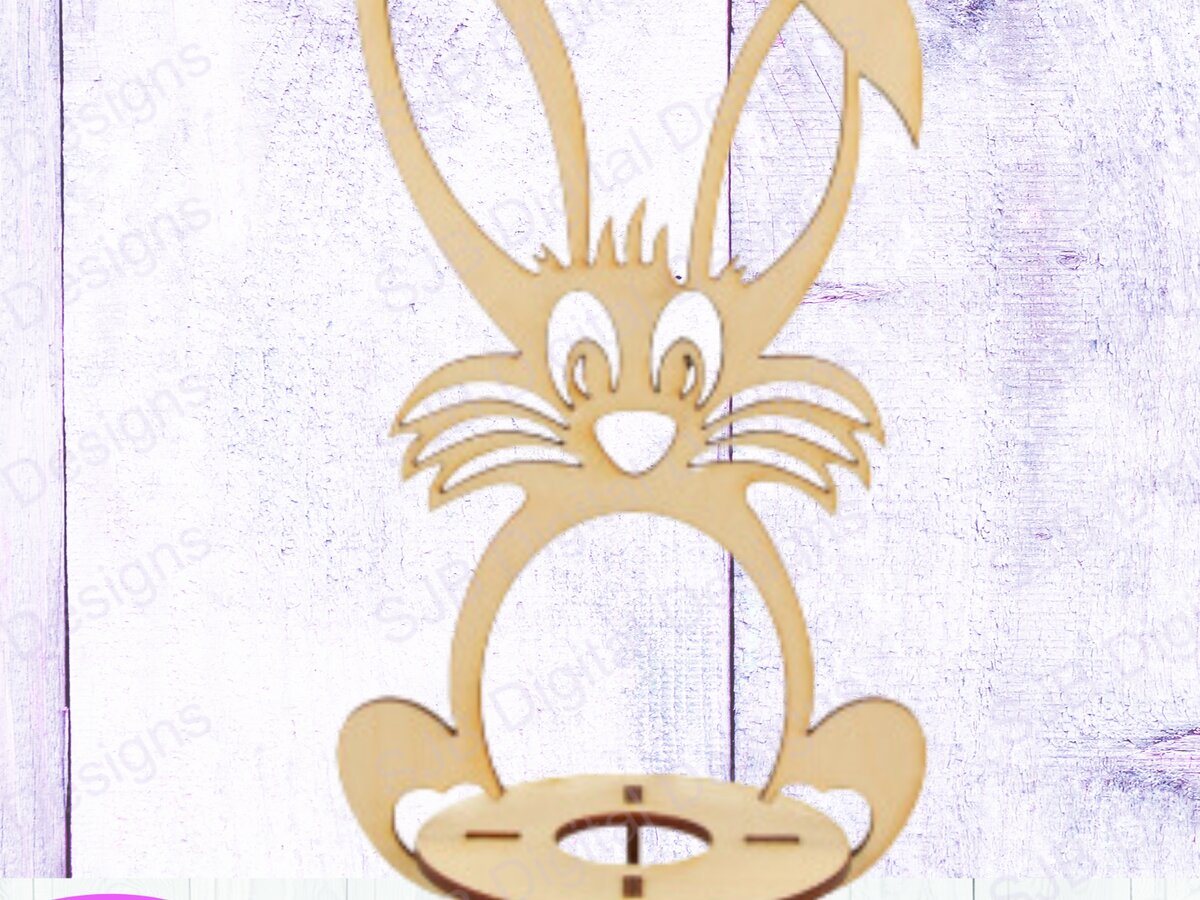 Intra απο ξύλο plywood 3mm-4mm πάχος - Πασχαλινό Μπάνι Αυγοθήκη ,  Δίασταση 15x15 cm INTRAFABR-65286574