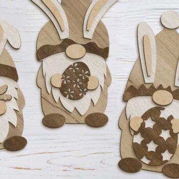 Intra απο ξύλο plywood 3mm-4mm πάχος - Σετ στοιχειωδών λαγουδάκι του Πάσχα, κομμένα αρχεία Δίασταση 6x10 cm INTRAFABR-90666270 - Image 1