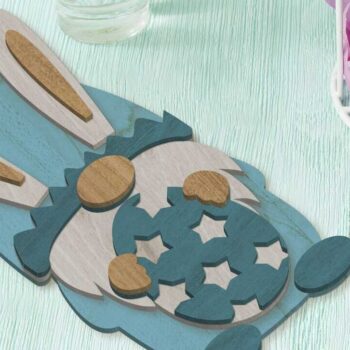 Intra απο ξύλο plywood 3mm-4mm πάχος - Σετ στοιχειωδών λαγουδάκι του Πάσχα, κομμένα αρχεία Δίασταση 6x10 cm INTRAFABR-90666270 - Image 3