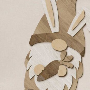 Intra απο ξύλο plywood 3mm-4mm πάχος - Σετ στοιχειωδών λαγουδάκι του Πάσχα, κομμένα αρχεία Δίασταση 6x10 cm INTRAFABR-90666270 - Image 6