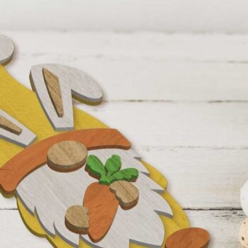 Intra απο ξύλο plywood 3mm-4mm πάχος - Σετ στοιχειωδών λαγουδάκι του Πάσχα, κομμένα αρχεία Δίασταση 6x10 cm INTRAFABR-90666270 - Image 7