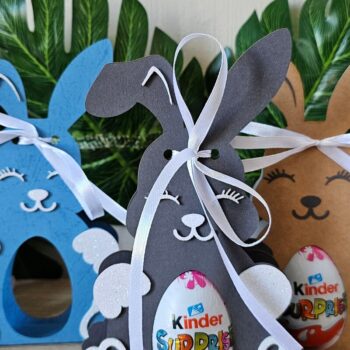 Intra απο ξύλο plywood 3mm-4mm πάχος - Easter Bunny Kinder Egg Box | Χαριτωμένος Δίασταση 4x4 cm INTRAFABR-119608533 - Image 9