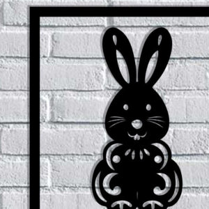 Intra απο ξύλο plywood 3mm-4mm πάχος - Easter Bunny Laser Cut  Δίασταση 40x50 cm INTRAFABR-116939438