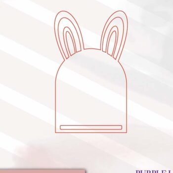 Intra απο ξύλο plywood 3mm-4mm πάχος - Πασχαλινό λαγουδάκι Macrame  Δίασταση 4x4 cm INTRAFABR-74746348 - Image 3