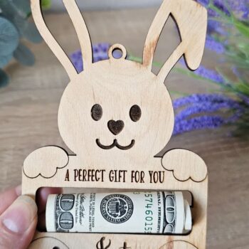 Intra απο ξύλο plywood 3mm-4mm πάχος - Πασχαλινό Μπάνι Κάτοχος Χρημάτων Δίασταση 15x15 cm INTRAFABR-116833779 - Image 5