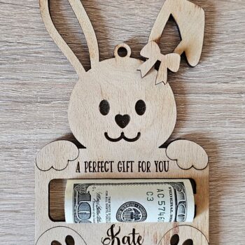 Intra απο ξύλο plywood 3mm-4mm πάχος - Πασχαλινό Μπάνι Κάτοχος Χρημάτων Δίασταση 15x15 cm INTRAFABR-116833779 - Image 6