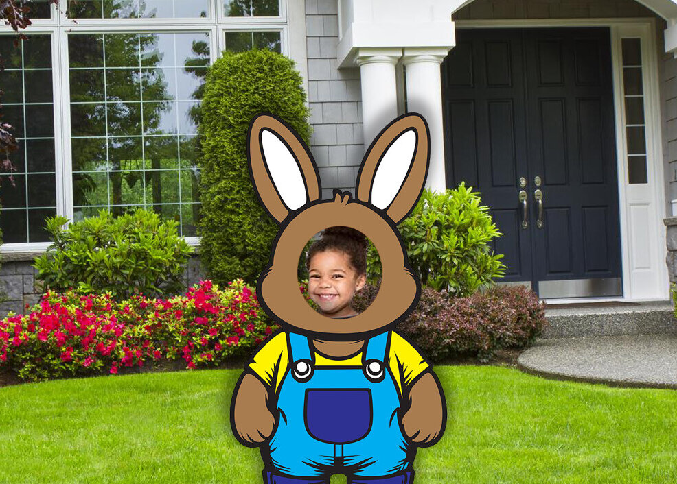 Intra απο ξύλο plywood 3mm-4mm πάχος - Easter Bunny Photo Prop Δίασταση 4x4 cm INTRAFABR-117755676