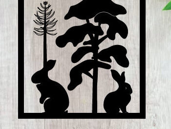 Intra απο ξύλο plywood 3mm-4mm πάχος - μεταλλικού τοίχου με ταμπέλα Πάσχα Δίασταση 40x50 cm INTRAFABR-91388620 - Image 1