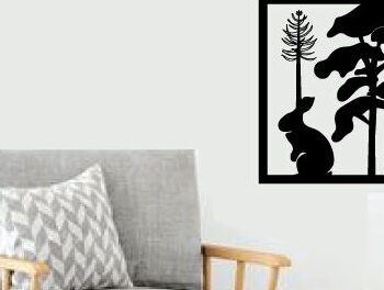 Intra απο ξύλο plywood 3mm-4mm πάχος - μεταλλικού τοίχου με ταμπέλα Πάσχα Δίασταση 40x50 cm INTRAFABR-91388620 - Image 2