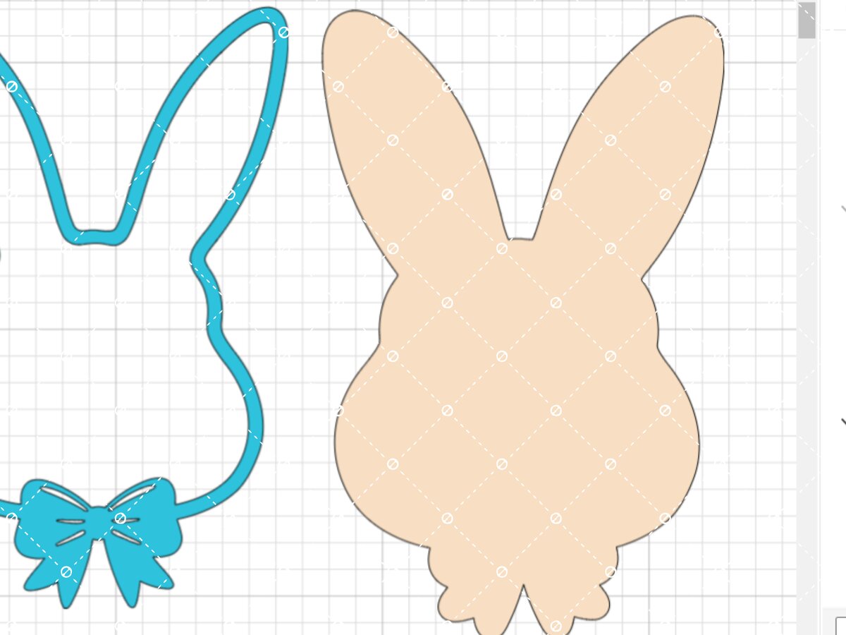 Intra απο ξύλο plywood 3mm-4mm πάχος - Πασχαλινό λαγουδάκι με ετικέτες  Δίασταση 4x4 cm INTRAFABR-118794550