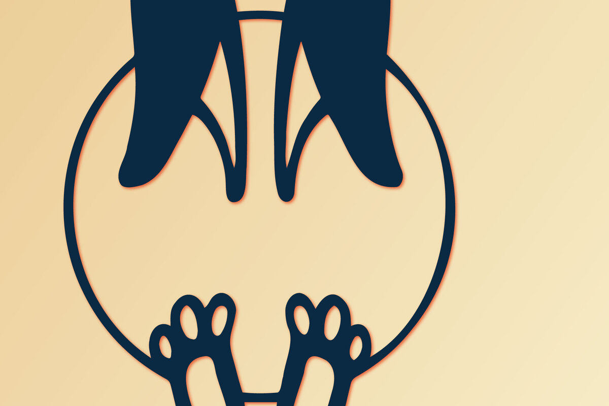 Intra απο ξύλο plywood 3mm-4mm πάχος - Πασχαλινό λαγουδάκι με κομμένο   αυγού Δίασταση 15x15 cm INTRAFABR-116724197