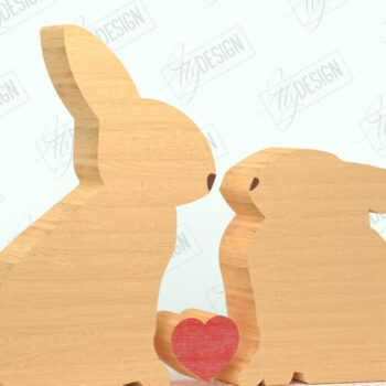 Intra απο ξύλο plywood 3mm-4mm πάχος - Πασχαλινό Μπάνι Ξύλινη Διακόσμηση Πακέτο | CNC Δίασταση 15x15 cm INTRAFABR-118278822 - Image 7