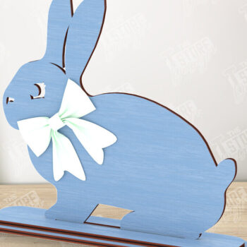 Intra απο ξύλο plywood 3mm-4mm πάχος - Πασχαλινό Μπάνι Ξύλινη Διακόσμηση Πακέτο | CNC Δίασταση 15x15 cm INTRAFABR-116334694 - Image 5