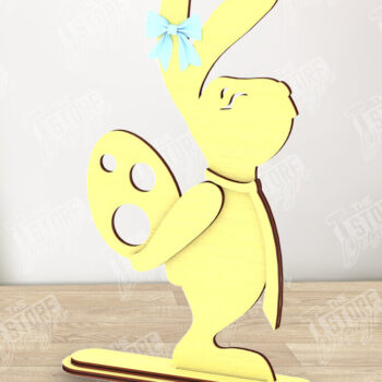 Intra απο ξύλο plywood 3mm-4mm πάχος - Πασχαλινό Μπάνι Ξύλινη Διακόσμηση Πακέτο | CNC Δίασταση 15x15 cm INTRAFABR-116334694 - Image 10