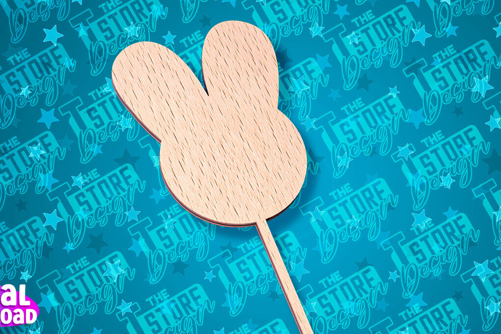 Intra απο ξύλο plywood 3mm-4mm πάχος - Πασχαλινό κέικ Topper Laser Cut |  CNC Δίασταση 15x15 cm INTRAFABR-91658542