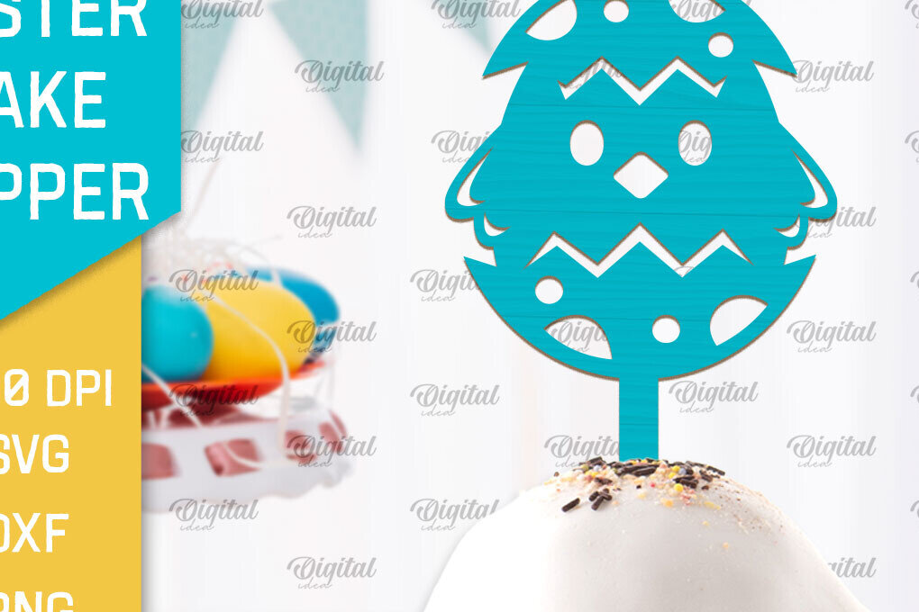 Intra απο ξύλο plywood 3mm-4mm πάχος - Πασχαλινό κέικ Topper  Laser Cut Δίασταση 15x15 cm INTRAFABR-93076539