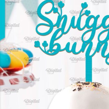 Intra απο ξύλο plywood 3mm-4mm πάχος - Πασχαλινό κέικ Topper  Laser Cut Δίασταση 15x15 cm INTRAFABR-93076668 - Image 1