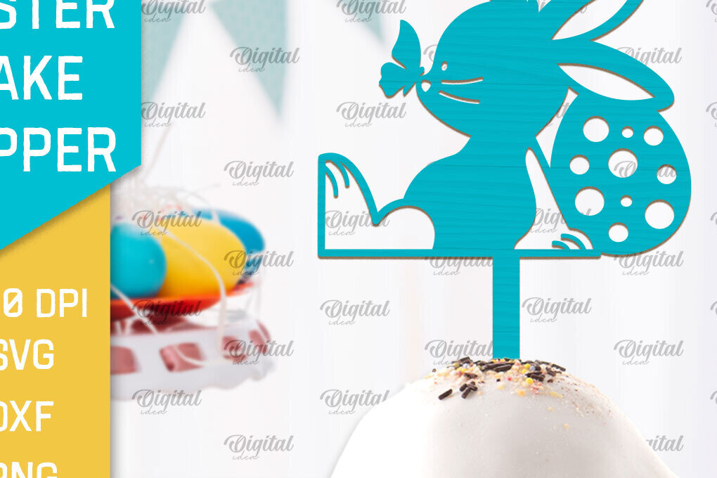 Intra απο ξύλο plywood 3mm-4mm πάχος - Πασχαλινό κέικ Topper  Laser Cut Δίασταση 15x15 cm INTRAFABR-93076478