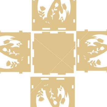 Intra απο ξύλο plywood 3mm-4mm πάχος - Πασχαλινή Λαμπροθήκη, Δέσμη Φαναριού Δίασταση 4x3 cm INTRAFABR-60563759 - Image 5