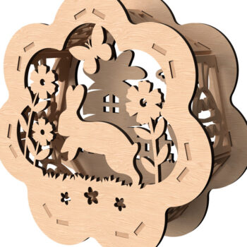 Intra απο ξύλο plywood 3mm-4mm πάχος - Πασχαλινή λαμπάδα Δέσμη κοπής με λέιζερ Δίασταση 30x20 cm INTRAFABR-114142886 - Image 7