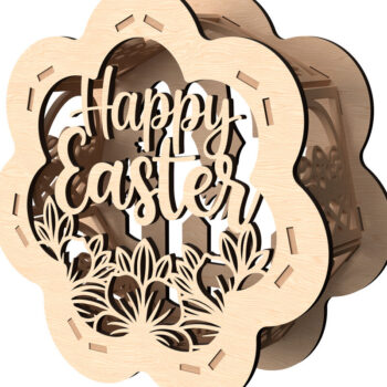 Intra απο ξύλο plywood 3mm-4mm πάχος - Πασχαλινή λαμπάδα Δέσμη κοπής με λέιζερ Δίασταση 30x20 cm INTRAFABR-114142886 - Image 9