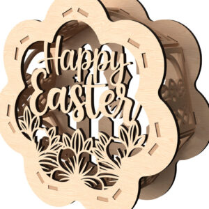 Intra απο ξύλο plywood 3mm-4mm πάχος - Πασχαλινή λαμπάδα  Δίασταση 30x20 cm INTRAFABR-114142462