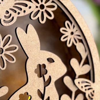 Intra απο ξύλο plywood 3mm-4mm πάχος - Σετ πασχαλινής λαμπάδας Δίασταση 5x5 cm INTRAFABR-118476726 - Image 4