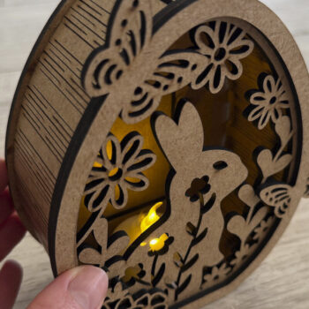 Intra απο ξύλο plywood 3mm-4mm πάχος - Σετ πασχαλινής λαμπάδας Δίασταση 5x5 cm INTRAFABR-118476726 - Image 5