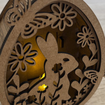 Intra απο ξύλο plywood 3mm-4mm πάχος - Σετ πασχαλινής λαμπάδας Δίασταση 5x5 cm INTRAFABR-118476726 - Image 7