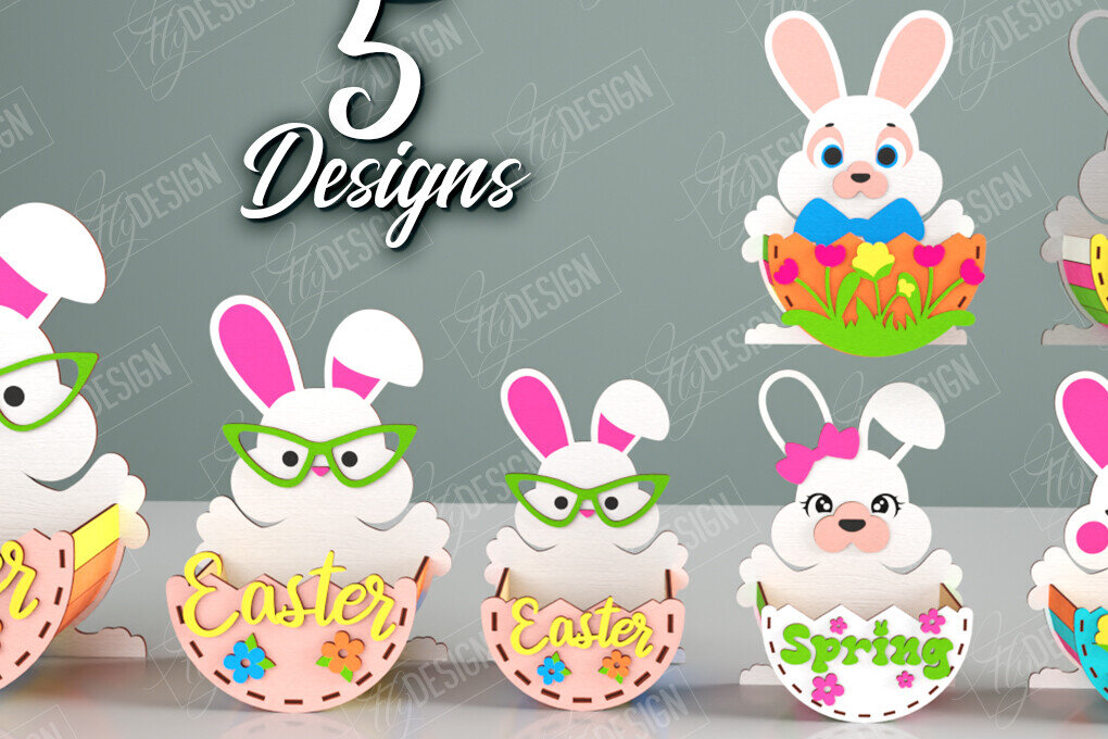 Intra απο ξύλο plywood 3mm-4mm πάχος - Πασχαλινό καλάθι με καραμέλα | Αυγοθήκες Δίασταση 15x15 cm INTRAFABR-117798060