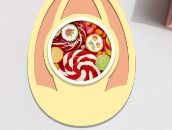 Intra απο ξύλο plywood 3mm-4mm πάχος - Πακέτο  Dome Holder Easter Candy Δίασταση 15x15 cm INTRAFABR-64118474 - Image 11