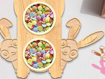 Intra απο ξύλο plywood 3mm-4mm πάχος - Πακέτο  Dome Holder Easter Candy Δίασταση 15x15 cm INTRAFABR-64118474 - Image 13